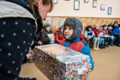 Mikulášská nadílka pro děti na Ukrajině
